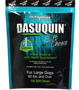 Dasuquin chewable for geriatric animal care